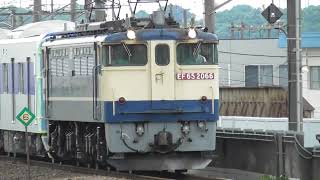 【甲種輸送】EF65-2066+都営三田線6500系6510F JR武蔵野線新座駅通過
