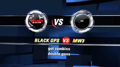 black ops vs mw3 uploaded from FliXpress.com