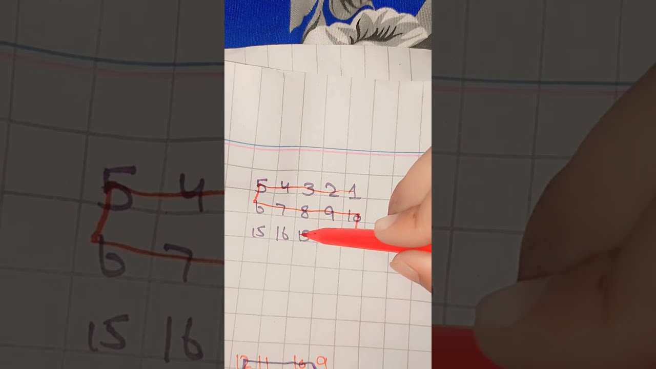 Draw A Simple Checkered Path With Numbers Shortsvideo Maths Puzzle