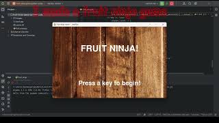 "Code, Slice, Repeat – Fruit Ninja in Python Like Never Before screenshot 4
