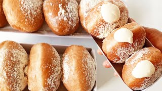 Detailed! How To make Milky Doughnuts | How To Make Milky Doughnut filling