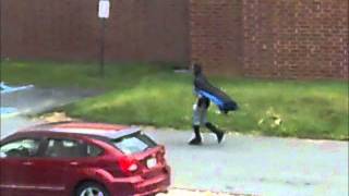 Batman Walking Northampton Community College, Pa, Usa