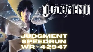 Any% Judgment Speedrun WR - 4:29:47 (PC)