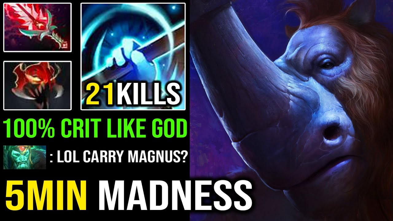 EPIC Carry 5Min Madness Magnus 100 Crit Like a God with 21Kills EZ GG