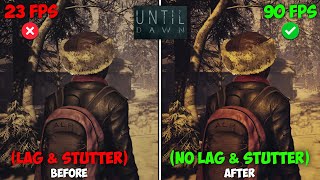 Until Dawn Remake: Ultimate FPS BOOST for Integraded Graphics!