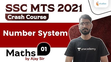 9:30 AM - SSC MTS 2021 | Maths by Ajay Choudhary | Number System (P-1)