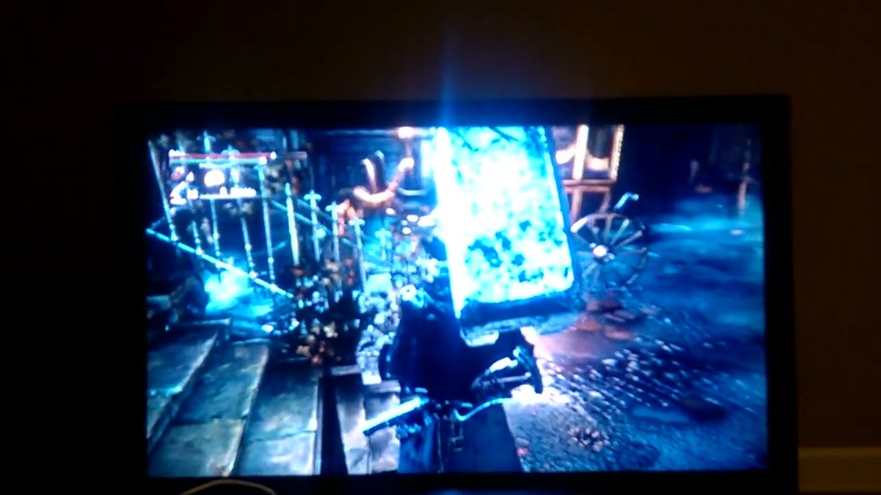 Bloodborne beta test from Nov 13th 2014 captured via cell phone