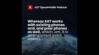 AST SPACEMOBILE: Works With ANY Phone #shorts