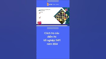 Cách tra cứu điểm thi tốt nghiệp THPT năm 2024| Tin Tức Dân Sinh