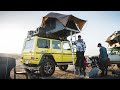 Camping in Extreme Desert Heat with my Mercedes 4x4 G-Wagon!