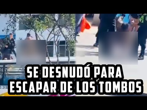 RATERO SE DESNUDA PARA ESCAPAR 🤣 | LADRON INTENTA ESCAPAR DE LA POLICÍA CALATO