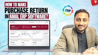 How to Make Purchase Return in Amal ERP Software