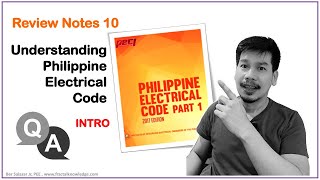 Master Electrician Review Notes 10 - Understanding PEC 1