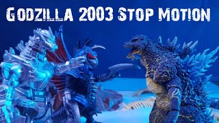 Godzilla 2003 vs Gigan & Mechagodzilla // Stop Motion