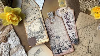Making a Winnie the Pooh Junk Journal - Part 1 - Planning and preparing pages