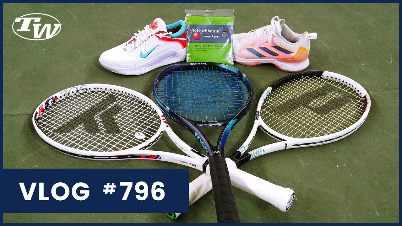 PLAYTESTER PICKS our favorite tennis gear (shoes, strings, etc); sneak peek  of a new racquet VLOG796 - YouTube