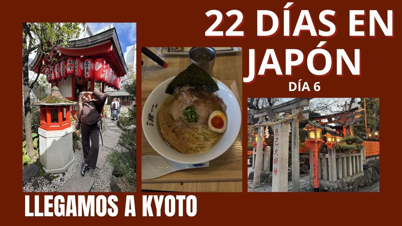 DÍA 6 EN JAPÓN 🇯🇵 | Llegamos a la ciudad más bonita de Japón… Kioto ⛩️