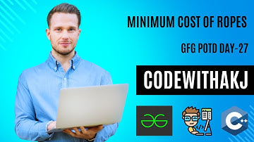 Minimum Cost of ropes | GFG POTD Day 27 | C++ | 11-09-2024