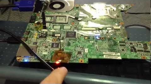 Rossville laptop repair showing how we fix a HP DV6000 with video issues but not chipset issues.