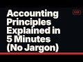Accounting Principles Explained in 5 Minutes (No Jargon)