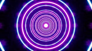 4k Glowing neon circle light background || 4k tunnel vjloop background || loops pack 2023 | vj deba