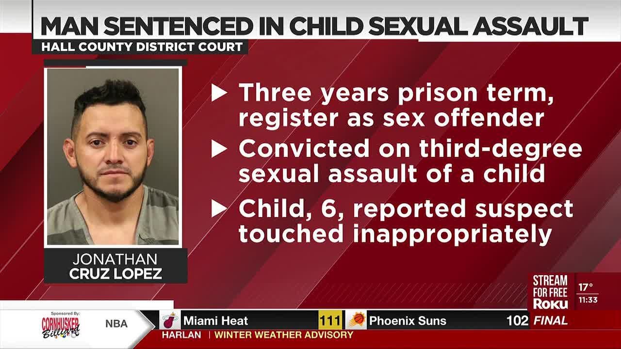 Grand Island man sentenced to prison for child sexual assault - YouTube