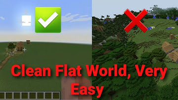 [Very Easy] Make Flat World In Minecraft Java Edition
