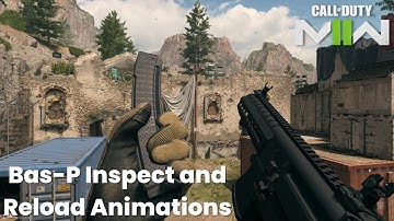 Modern Warfare 2 Bas-P Inspect and Reload Animation (New SMG) Season 1