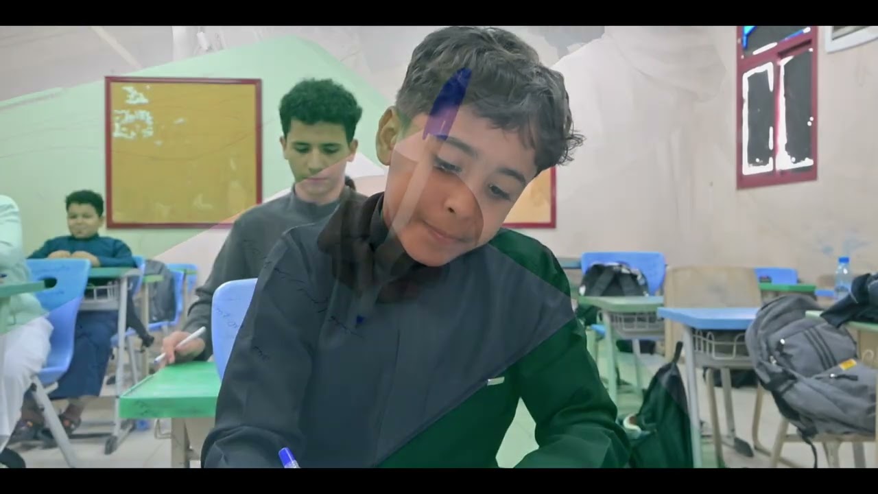 من صفحات دفاترهم ( مونتاج الطلاب ) للمعلمين المتقاعدين 1447