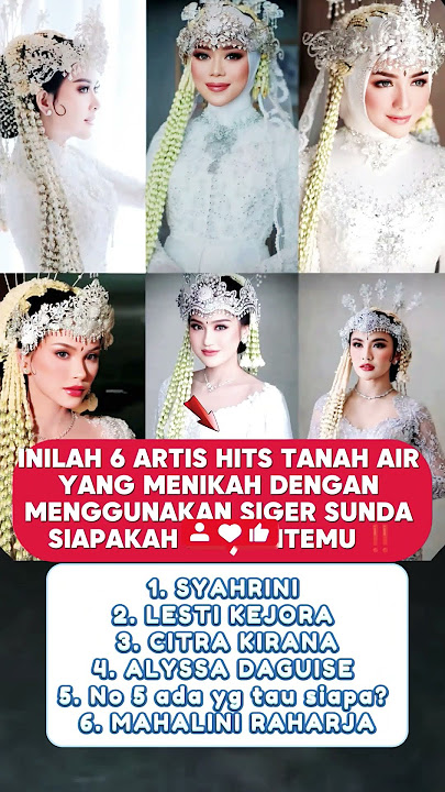 6 ARTIS HITS INDONESIA DENGAN SIGER SUNDA❗#celebrity #beritaterkini #breakingnews
