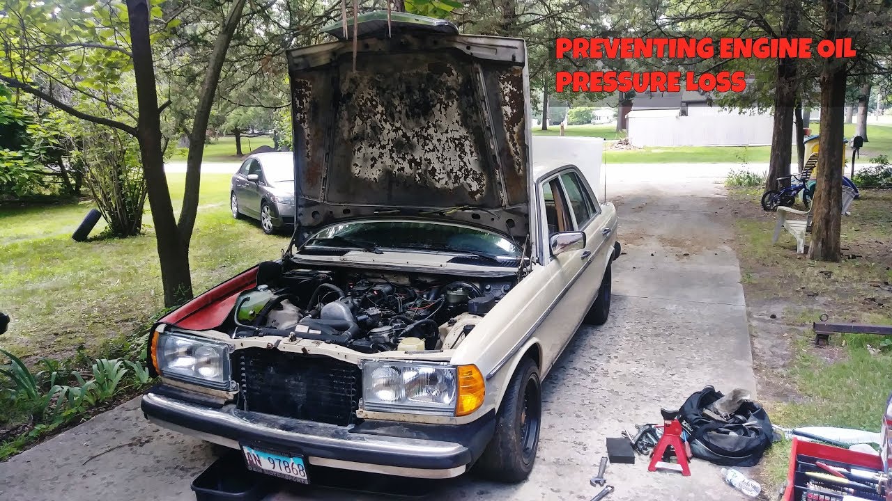 REPLACING ENGINE OIL COOLING LINES ON MY TURBODIESEL! MERCEDES W123
