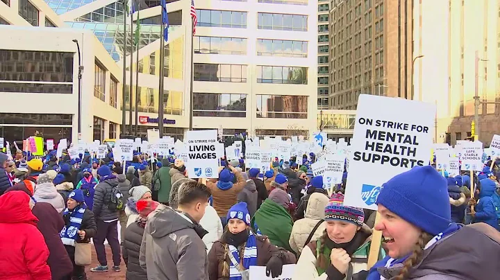 Minneapolis teachers strike Day 3: Educators rally in downtown