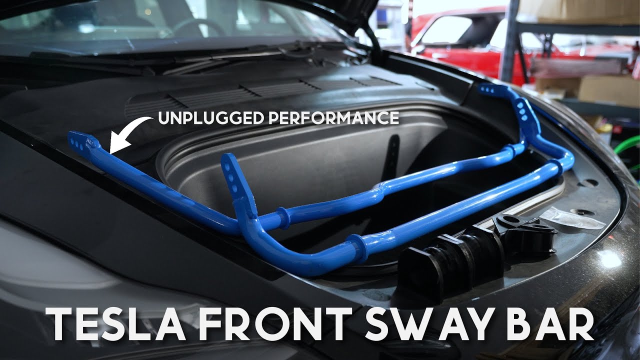 Tesla Model Y Strut Bar, Sway Bar and other Ultra Racing Bars, pictures,  descriptions, tests, video.