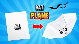 How to Make a Paper Bat Plane – Easy Origami Tutorial for Kids & Adults