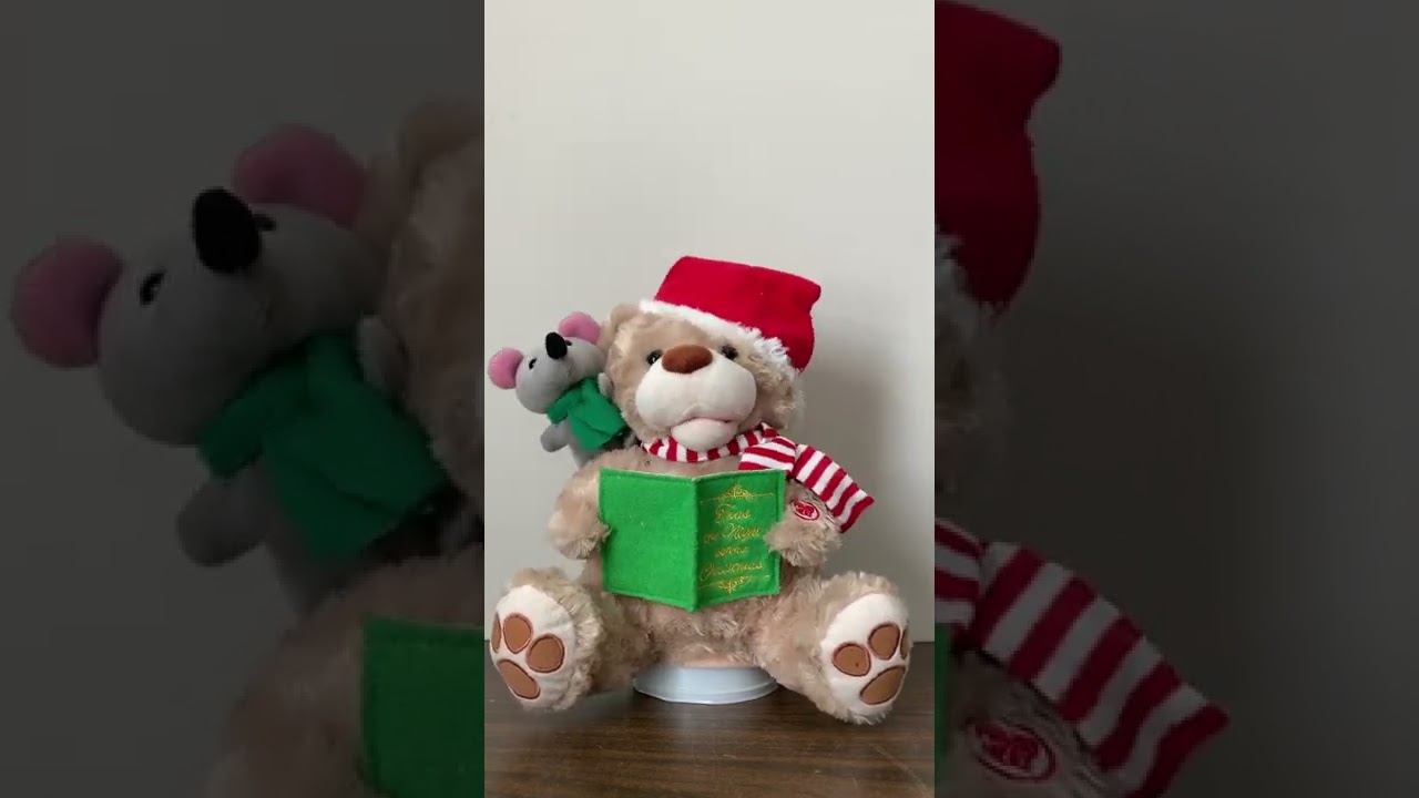 Twas the night before Christmas Bear & mouse plush YouTube