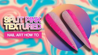 Información Split Pink Water Droplet Nail | Beginner Friendly Tutorial! 💖✨ Actualización