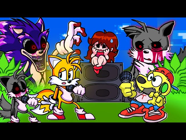 Friday Night Funkin but TAILS.EXE IS THE NEW SONIC.EXE ! FNF Mods 132 