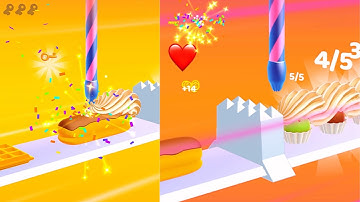 Perfect Cream Game -Very Satisfying and Relaxing ASMR Gameplay Walkthrough All Levels