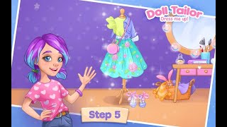 Fun girl game with sewing fashion clothes for doll. Fashion Dress up games for girls: Sewing clothes screenshot 5