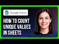 How To Count Unique Values Within Comma Separated Data To Google Sheets