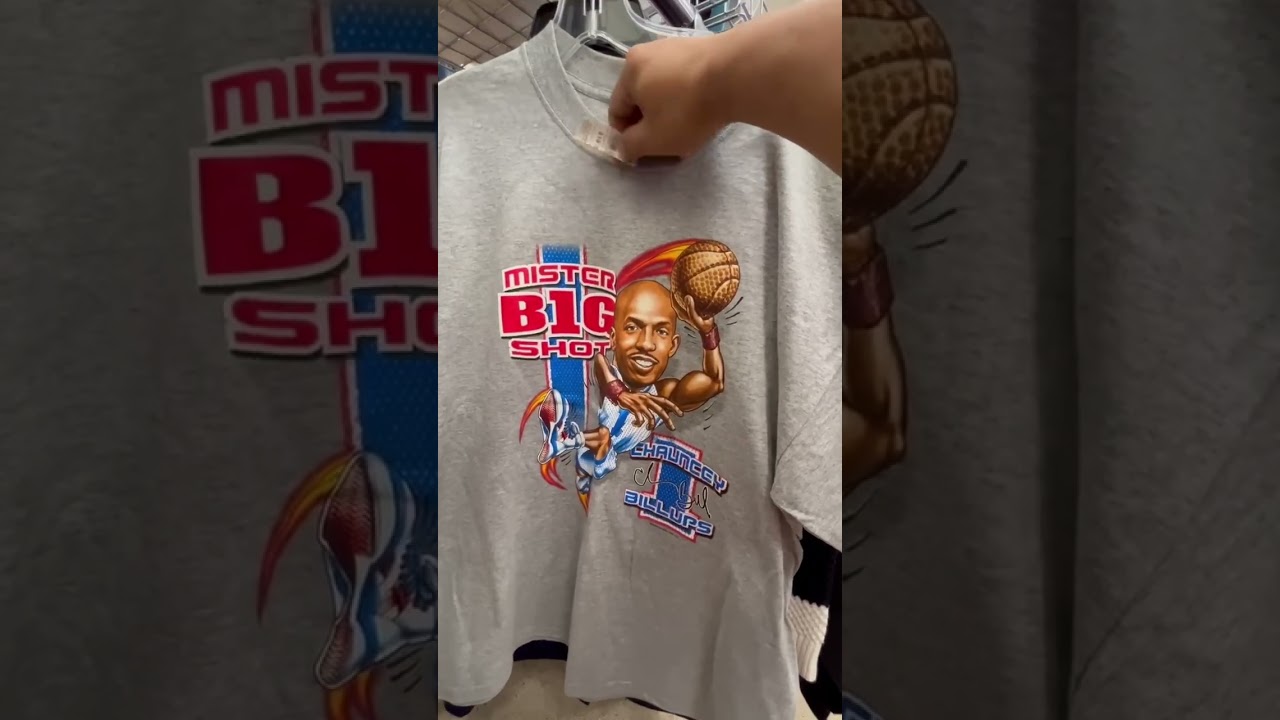 Y2K Detroit Pistons Chauncey Billups deadstock