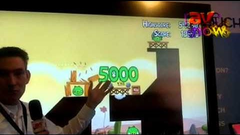 ISE 2012: Vidistri Demos Optical Touch Screen