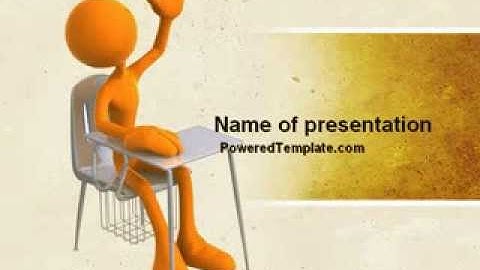 Lesson PowerPoint Template by PoweredTemplate.com