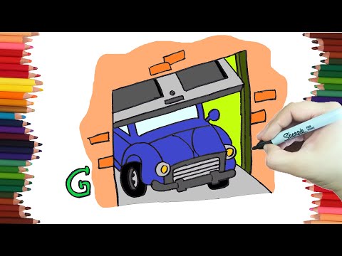 How To Draw A Garage Step By Step