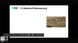 AP US Government - Foundations of Democracy Review hosted by Akhilesh Shivaramakrishnan