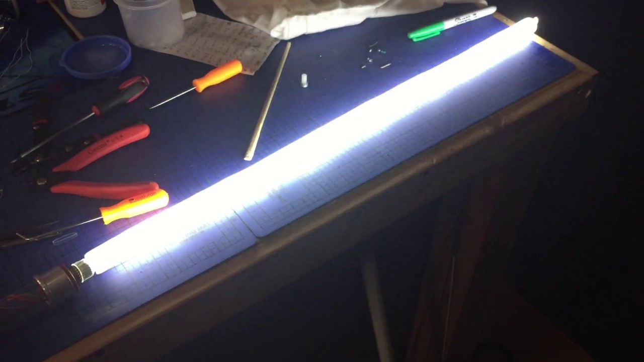 White Light Shoto Lightsaber Blade for Plecter Labs Crystal Focus LS