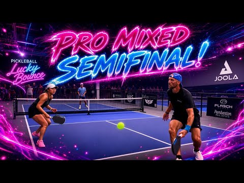 Pro Mixed Semifinal! Slam and jam Pickleball tournament ￼￼