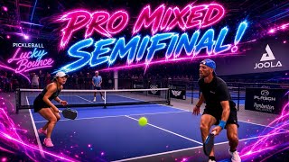 Pro Mixed Semifinal! Slam and jam Pickleball tournament ￼￼