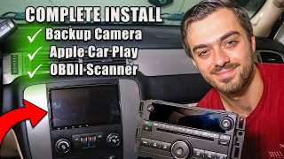 20072014 Chevy Tahoe Apple Car Play Stereo, Backup Camera and OBDII Scanner Install | Eonon Stereo