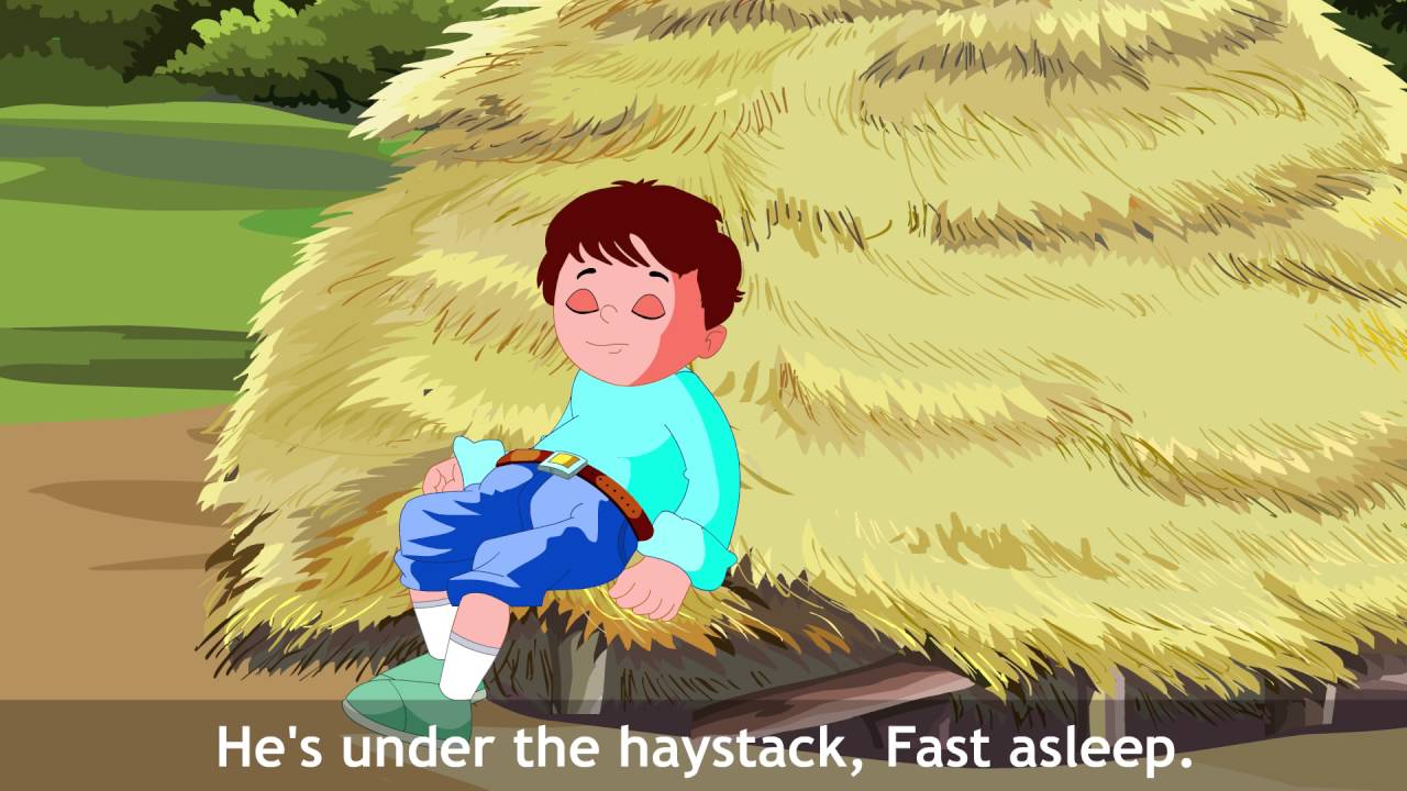 LITTLE BOY BLUE Nursery Rhyme English YouTube
